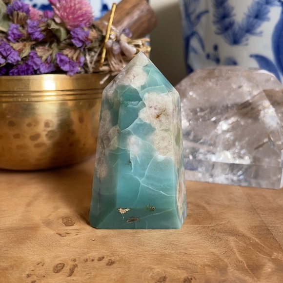 Gorgeous Green Flower Agate Point - Picture 2 of 7